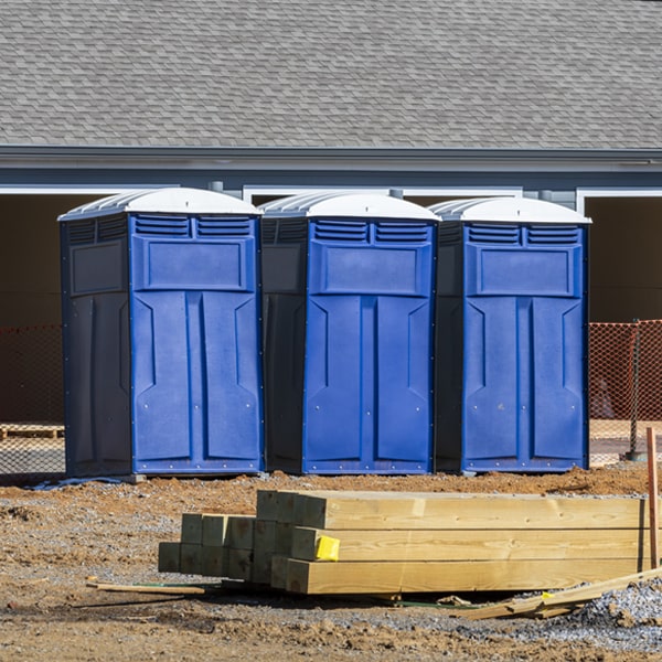 what is the cost difference between standard and deluxe porta potty rentals in East Thetford